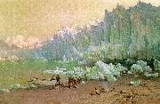 Thomas Hill The Muir Glacier in Alaska oil on canvas